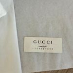Gucci White Leather Small Ophidia Web Top Handle Tote Photo 10