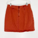 Anthropologie Pilcro for Charlie Mini Skirt Terracotta Size 10 Photo 4