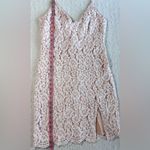 Lulus Sweet Blossom Blush Pink Lace Floral Dress Size 10 Photo 8