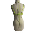 Festival Sexy Lingerie Neon Green Lace Wrap Bra Savage X Fenty 34C Sexy Y2K Size undefined Photo 2