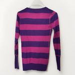 Aeropostale  Women Purple M Sweater Y2K Plunge V Neck Preppy Classic Swan Gilbert Photo 1