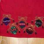 Karen Scott Vtg  Holiday Sweater Beaded Silk Angora Blend NWT Size Large Photo 1