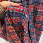 Vintage Alexandra Lee Denim Plaid Long Sleeve Cotton Dress Size 6 Made in USA Blue Photo 6