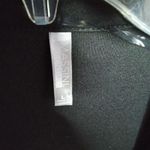 Massini Womens Large Black Cardigan Open Front Roll Tab sleeve Photo 7