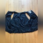 Vintage Sequin Laurence Kazar Crop Top Black Size L Photo 3