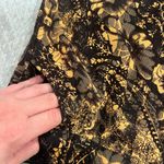 Floral Patterned Women's Skirt SM Black Photo 3
