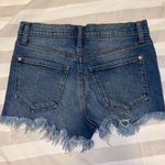 Divided High Waisted Jean Shorts Photo 1