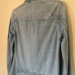 Hollister 100% Cotton Denim Romper Long Sleeve Draw String Short Women’s XS Photo 7