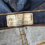 Free People  Distressed Jeans Dark Wash Ripped Knee Size 26 Photo 5