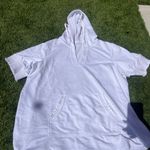 Jane and Delancey  White Hoodie Sweatshirt Photo 1
