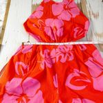 STAUD  Georgia Floral Cotton Open Back Halter Style Romper Size US 10 Photo 10