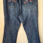 Christopher & Banks Dark Wash Bootcut Jean with Embroidered Pockets Size 14 Photo 8