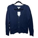 Treasure & Bond  Knit Cardigan Blazer - Navy Size S NWT Photo 1