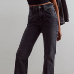 Free People  Xena Jeans Black Sz 30 NWT Photo 0
