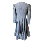 Town Clothes Rosa Midi Dress in Houndstooth Size Large Black Photo 4