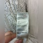 Free People  Embroidered Cream Brown Dreams Tunic Blouse Small Photo 7