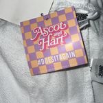 NWT Ascot and Hart White and Black Checkered Crop Sweatpants With Drawstring AA2 Size XXL Photo 3