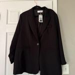 Mango MNG Violeta Black Blazer NWT Photo 0