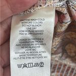 Free People I Got You Printed Long Sleeve Crop Top brown white Sz S Photo 13