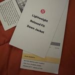 Lululemon  burnt orange down lightweight jacket Photo 4