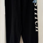 Disney  Black Stitch Joggers Size Medium EUC Like New‎ Photo 0
