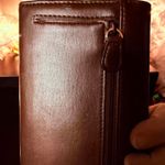 Liz Claiborne  Brown Wallet Clutch Organizer Snap Closure Photo 4