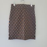 Vivienne Tam Vivienne  Brown and Black Chain Print Skirt Photo 0