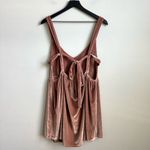 Saltwater Luxe  Stunner Velvet Mini Dress in Dusty Rose Size Medium Photo 4