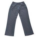 Lulus Pants Womens Large Gray Kick It Straight Leg Flat Front Office Career Photo 5