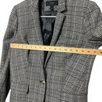 J.Crew Regent Blazer Size 4 Gray Glen Plaid Wool Blend One Button Lined Jacket Photo 7