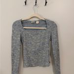 Levi's Women's Square Neck Long Sleeve Magnolia Top - Blue Photo 1