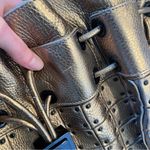 Burberry  Prorsum Large Calfskin Gold Studded Warrior Bag Leather Metallic Photo 5