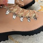 J.Crew Nordic Lace Up Fur Lined Boots - Bronzed Clay Color Size 9 NEW Photo 4