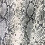 BLANK NYC Faux Leather Snakeskin Print Moto Jacket Asymmetrical Zip NWT Size XS Photo 8