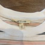 Madewell Easy Crewneck Long Sleeve Tee – Pale Blush – Oversized Fit – XS Photo 3