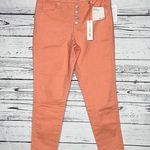 Ella Moss NWT Size 27 Fusion Coral Pink The Retro Super High Skinny Crop Jeans Photo 0
