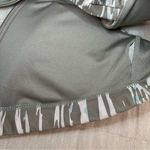 Joy Lab Green & Blue Zebra Print Racerback V Neck Sports Bra Size Small Photo 9