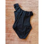 Hilor Black One Shoulder One Piece Swimsuit Women's Great Condition Size S Photo 6