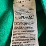 Gap  women's green full-zip hoodie with blue/white lettering size M Photo 4