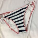 Xhilaration Red White Blue Crochet Bikini Set D/DD Top Medium Bottoms Photo 5