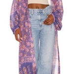 Spell & The Gypsy X Revolve Juniper Gauzy Duster Robe Kimono Purple Size undefined Photo 0