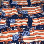 LuLaRoe LuLaRue Tall Curvy TC2 navy leggings American flag Photo 1