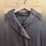 Vintage Vakko Size Small Oversized Soft Chocolate Brown Leather Longline Jacket Photo 1