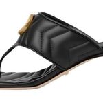 Gucci  Double G 60MM Thong Sandal Mules size 38 Photo 0
