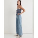 Madewell The Perfect Vintage Wide Leg Jeans High Rise Light Wash Size 30 Photo 2