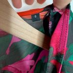 The Kooples  Dolce Vite Floral Mini Pink Longsleeve Dress Womens 100% Silk Size 0 Photo 13