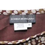 Donna Morgan 100% Silk  Skirt Set Size 14 Brown Vintage Photo 8