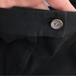 J. McLaughlin  Womens Cotton Textured Slim Pants Womens SZ 4 Black slacks trousers Photo 6