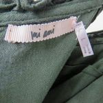 Miami Francesca's Olive Green Linen Sleeveless Knot Front Jumpsuit Large Photo 4