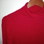 Worthington  XL Red Sparkle Turtleneck Top Plus Photo 3